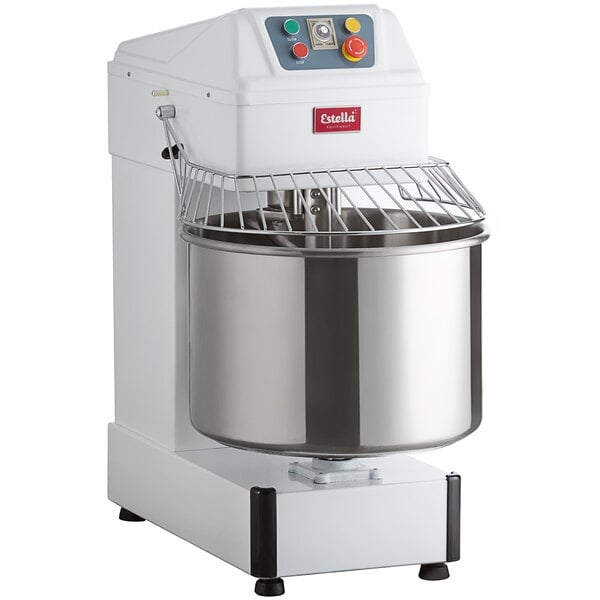 Scratch and Dent Estella SM60 60 Qt. / 88 lb. Two-Speed Spiral Dough Mixer - 220V, 4 hp