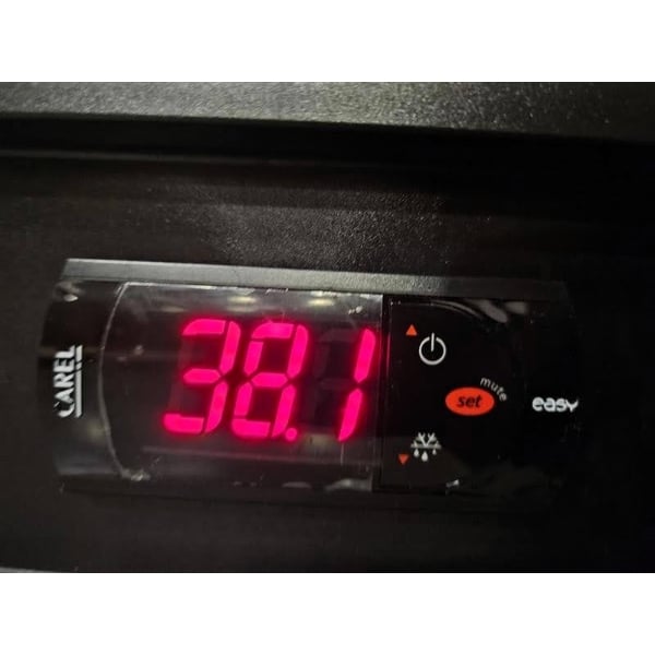 Scratch and Dent Avantco SS-WT-72R-HC 72" Three Door Worktop Refrigerator with 3 1/2" Backsplash
