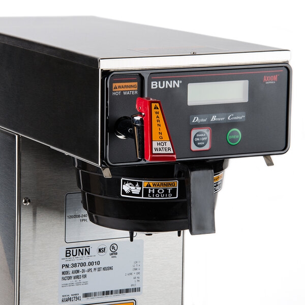 Scratch and Dent Bunn 38700.0010 Axiom DV-APS Airpot Coffee Brewer - 120V/208-240V, 1,500-3,550W