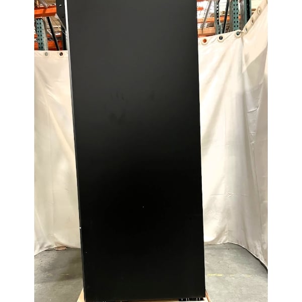 Scratch and Dent Avantco GDS-47-HC 53" Black Sliding Glass Door Merchandiser Refrigerator with LED Lighting