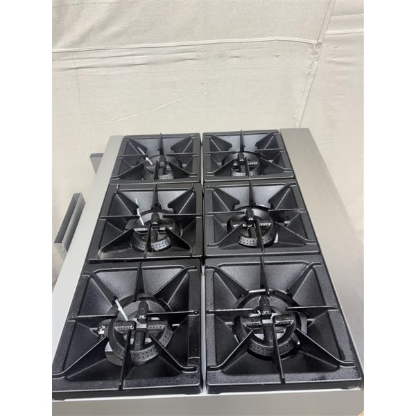 Scratch and Dent Cooking Performance Group S36-N Natural Gas 6 Burner 36" Range with Standard Oven - 210,000 BTU