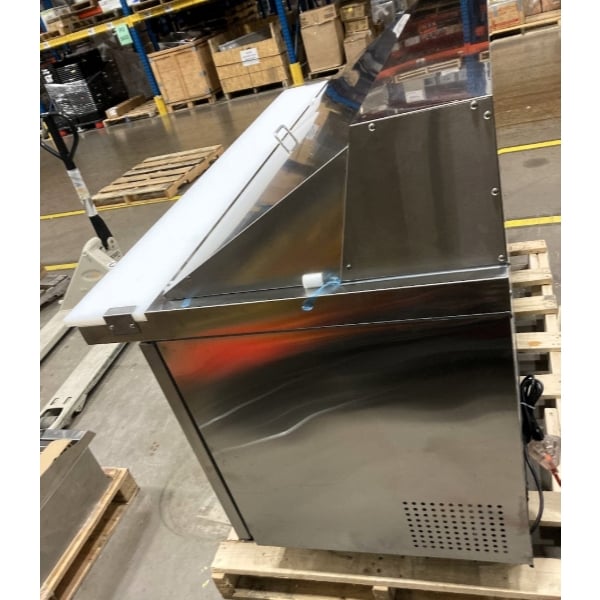 Scratch and Dent Avantco APT-71M-HC 70" 3 Door Mega Top Refrigerated Sandwich Prep Table