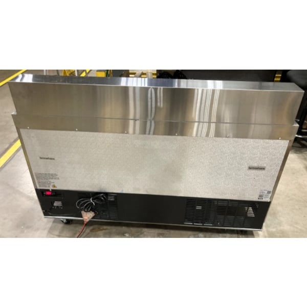 Scratch and Dent Avantco SS-PT-60-HC 60" 2 Door Stainless Steel Refrigerated Sandwich Prep Table