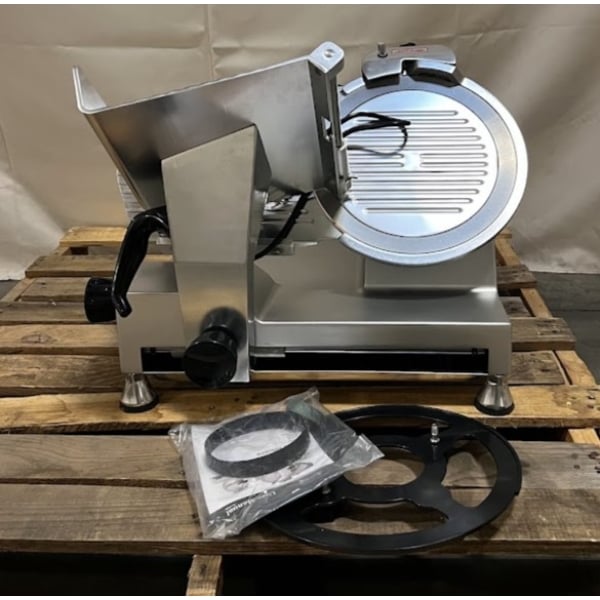 Scratch and Dent Avantco SL512 12" Manual Gravity Feed Meat Slicer - 1/2 hp