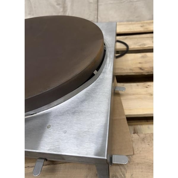Scratch and Dent Krampouz CECIF4 15 3/4" Electric Cast Iron Crepe Maker - 240V / 3600W