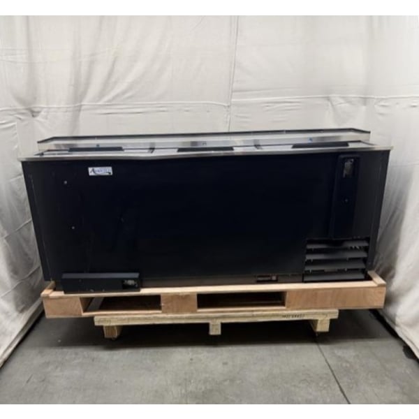 Scratch and Dent Avantco HBB-80-HC 80" Black Horizontal Bottle Cooler