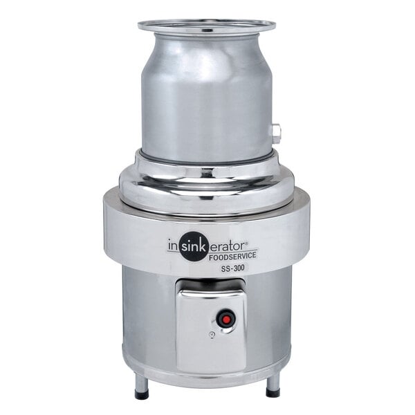 Scratch and Dent InSinkErator SS-300-27 Short Body Commercial Garbage Disposer - 3 hp, 3 Phase