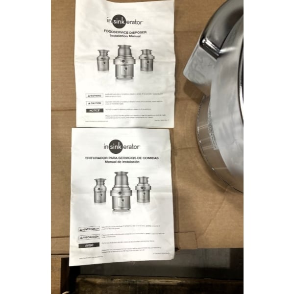 Scratch and Dent InSinkErator SS-300-27 Short Body Commercial Garbage Disposer - 3 hp, 3 Phase