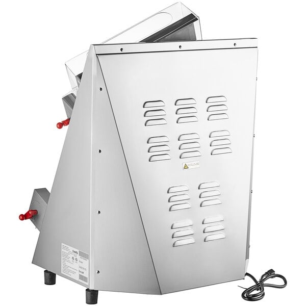 Scratch and Dent Estella EDS18D 18" Countertop Two Stage Dough Sheeter - 120V, 1/2 hp