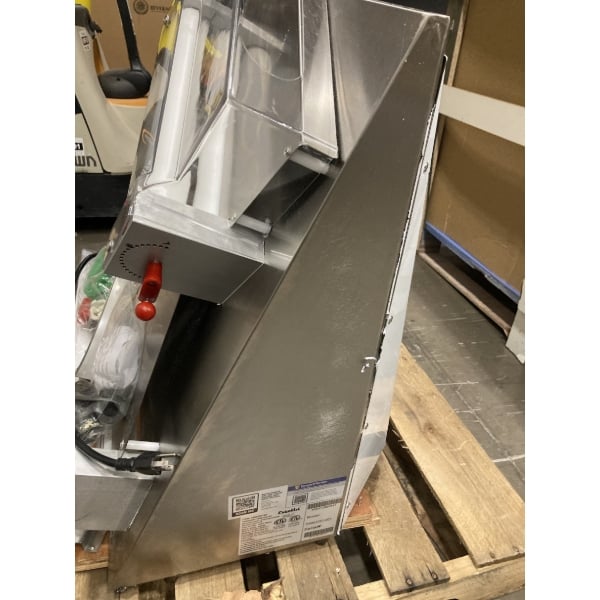 Scratch and Dent Estella EDS18D 18" Countertop Two Stage Dough Sheeter - 120V, 1/2 hp