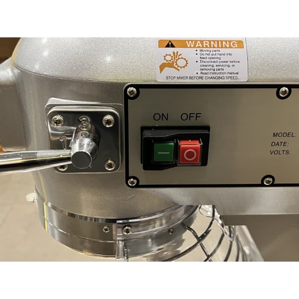 Scratch and Dent MainStreet Equipment CMIX20 20 Qt. Planetary Stand Mixer with Guard & Standard Accessories - 120V, 1 1/2 hp