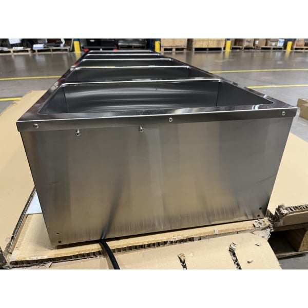 Scratch and Dent Avantco STE-5S Five Pan Open Well Electric Steam Table with Undershelf - 208/240V, 3750W
