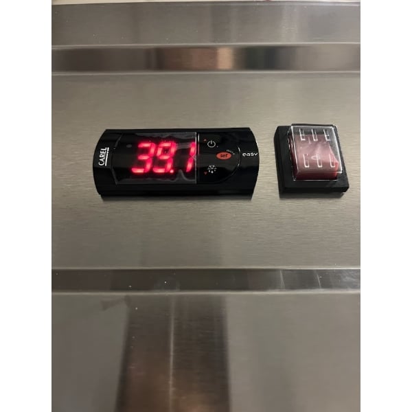 Scratch and Dent Avantco SS-3F-HC 81 5/16" Stainless Steel Solid Door Reach-In Freezer