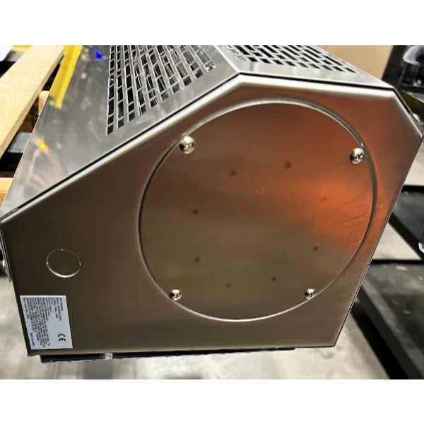 Scratch and Dent Boltic 72" Stainless Steel Air Curtain with Plunger Door Switch