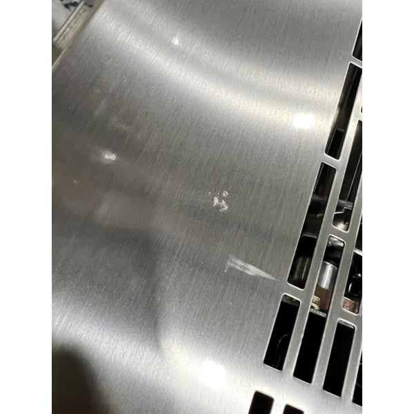 Scratch and Dent Boltic 72" Stainless Steel Air Curtain with Plunger Door Switch