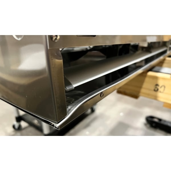 Scratch and Dent Boltic 72" Stainless Steel Air Curtain with Plunger Door Switch