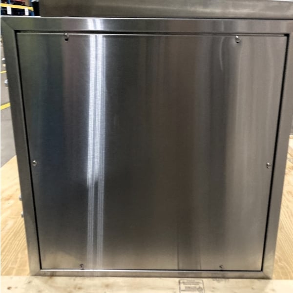 Scratch and Dent Cooking Performance Group S-36-SB-N 36" Natural Gas Infrared Salamander Broiler with 36" Heat Shield and Mounting Brackets - 36,000 BTU