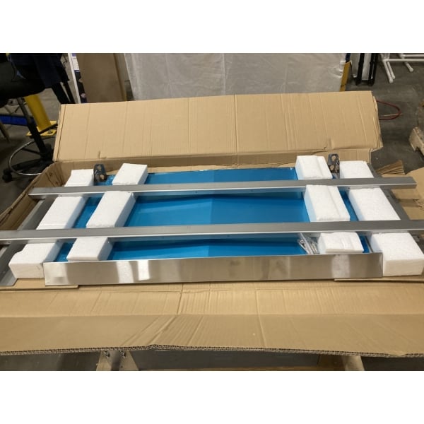 Scratch and Dent Cooking Performance Group S-36-SB-N 36" Natural Gas Infrared Salamander Broiler with 36" Heat Shield and Mounting Brackets - 36,000 BTU