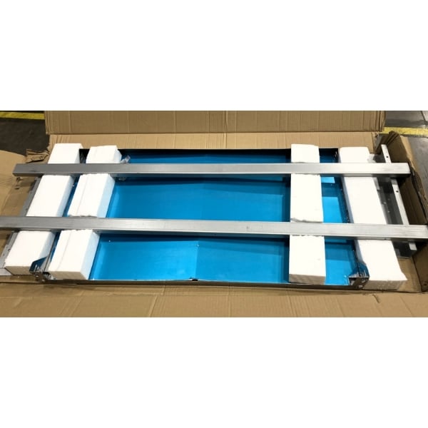 Scratch and Dent Cooking Performance Group S-36-SB-N 36" Natural Gas Infrared Salamander Broiler with 36" Heat Shield and Mounting Brackets - 36,000 BTU