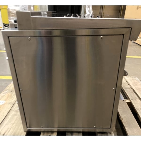 Scratch and Dent Cooking Performance Group S-36-SB-N 36" Natural Gas Infrared Salamander Broiler with 36" Heat Shield and Mounting Brackets - 36,000 BTU