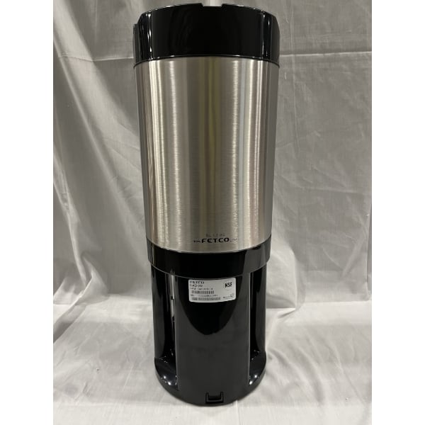 Scratch and Dent Fetco L4D-20 Luxus 2 Gallon Stainless Steel Coffee Server with Stand