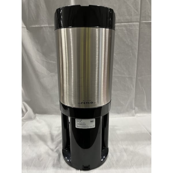 Scratch and Dent Fetco L4D-20 Luxus 2 Gallon Stainless Steel Coffee Server with Stand