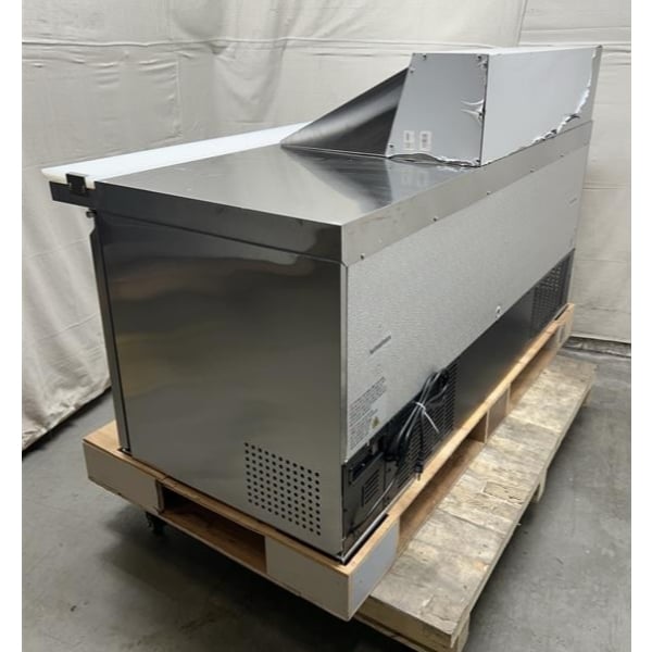 Scratch and Dent Avantco SS-PT-71M-18-HC 70" 3 Door Mega Top Stainless Steel Refrigerated Sandwich Prep Table with Workstation