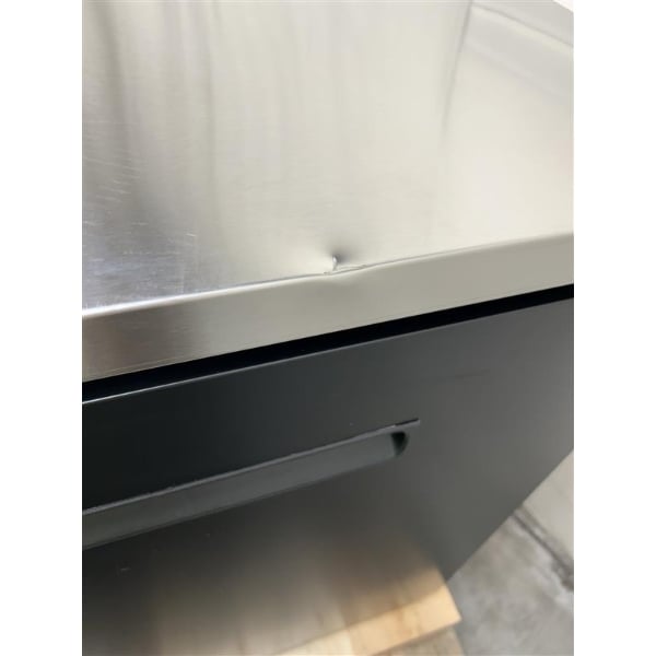 Scratch and Dent Avantco UDD-2-HC Four Tap Kegerator Beer Dispenser - Black, (2) 1/2 Keg Capacity