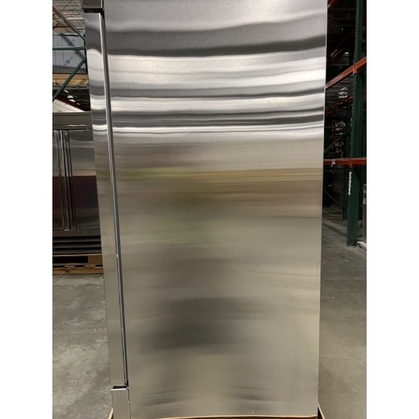 Scratch and Dent Avantco SS-3F-HC 81 5/16" Stainless Steel Solid Door Reach-In Freezer