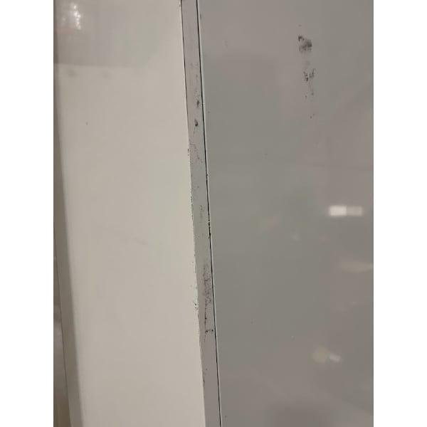 Scratch and Dent Avantco GDC-49-HC 53" White Swing Glass Door Merchandiser Refrigerator with LED Lighting