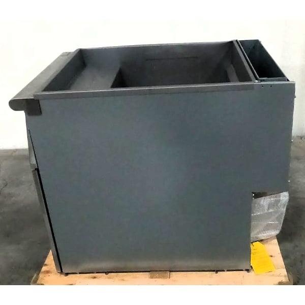 Scratch and Dent MainStreet Equipment Liquid Propane 70-100 lb. Stainless Steel Floor Fryer - 150,000 BTU