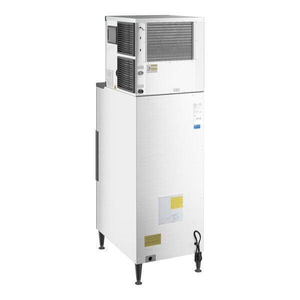 Scratch and Dent Avantco Ice KMC-H-322-HA 22" Air Cooled Modular Half Cube Ice Machine with Ice Dispenser - 350 lb.