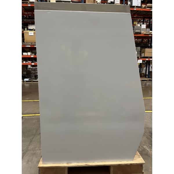 Scratch and Dent Avantco DDLC-50-W 50" White Square Glass Refrigerated Double-Duty Deli Case