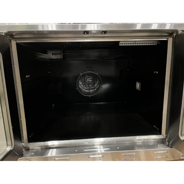 Scratch and Dent Cooking Performance Group FEC-100-DDD Deep Depth Single Deck Full Size Electric Convection Oven - 240V, 1 / 3 Phase, 11.9 kW