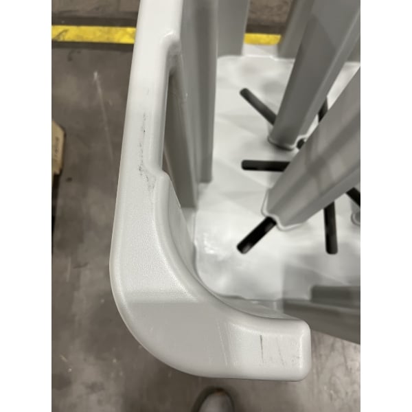 Scratch and Dent Noble Warewashing Adjustable "Poker Chip" Dish Dolly - 4/5 Column