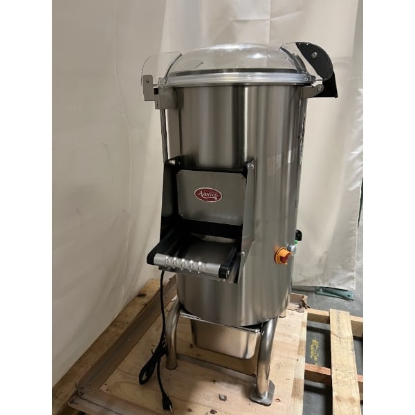 Scratch and Dent Avantco PPF40 40 lb. Floor Potato Peeler - 120V, 1 1/2 hp