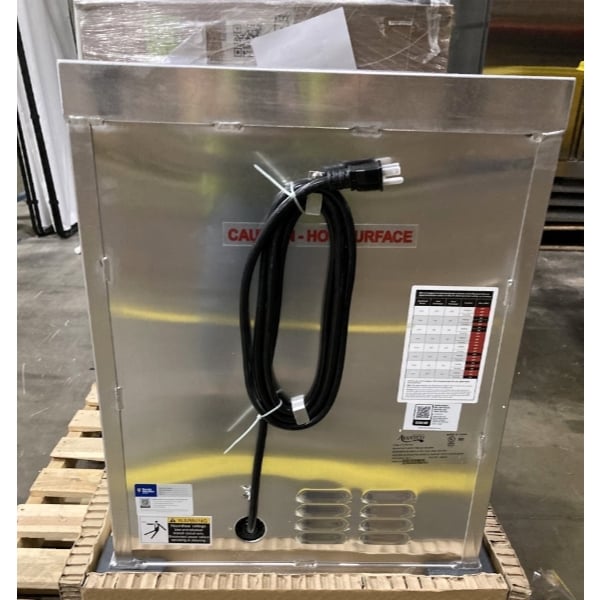Scratch and Dent Avantco HPI-1812 Undercounter Half Size Insulated Heated Holding / Proofing Cabinet with Clear Door - 120V