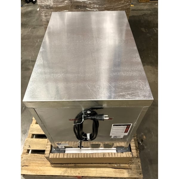 Scratch and Dent Avantco HPI-1812 Undercounter Half Size Insulated Heated Holding / Proofing Cabinet with Clear Door - 120V