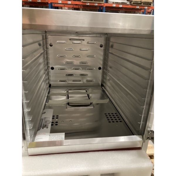 Scratch and Dent Avantco HPI-1812 Undercounter Half Size Insulated Heated Holding / Proofing Cabinet with Clear Door - 120V