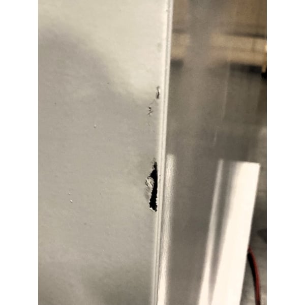Scratch and Dent Leer 40CSL-R290 50 1/2" Outdoor Cold Wall Ice Merchandiser with Slanted Front and Galvanized Steel Door