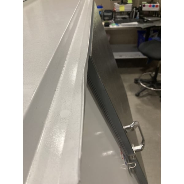 Scratch and Dent Leer 40CSL-R290 50 1/2" Outdoor Cold Wall Ice Merchandiser with Slanted Front and Galvanized Steel Door