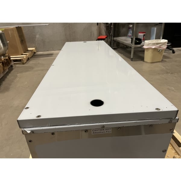 Scratch and Dent ServIt Five Pan Open Well Electric Steam Table with Partially Enclosed Base - 208/240V, 3750W