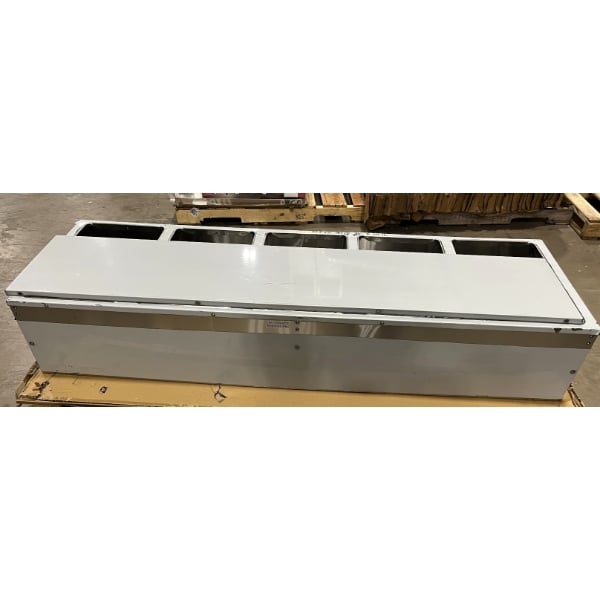 Scratch and Dent ServIt Five Pan Open Well Electric Steam Table with Partially Enclosed Base - 208/240V, 3750W