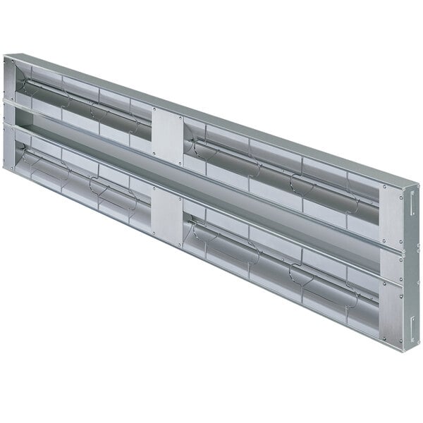 Scratch and Dent Hatco GRAH-48D Glo-Ray 48" Aluminum Dual High Wattage Infrared Warmer with 6" Spacer and Toggle Controls - 240V, 2,200W
