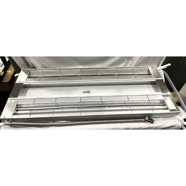 Scratch and Dent Hatco GRAH-48D Glo-Ray 48" Aluminum Dual High Wattage Infrared Warmer with 6" Spacer and Toggle Controls - 240V, 2,200W