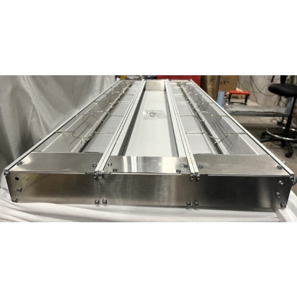 Scratch and Dent Hatco GRAH-48D Glo-Ray 48" Aluminum Dual High Wattage Infrared Warmer with 6" Spacer and Toggle Controls - 240V, 2,200W