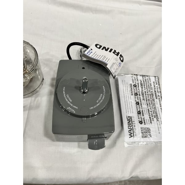 Scratch and Dent Waring WCG75 Pro Prep 0.75 Qt. Batch Bowl Food Processor with Chopper & Grinder Bowl - 3/4 hp