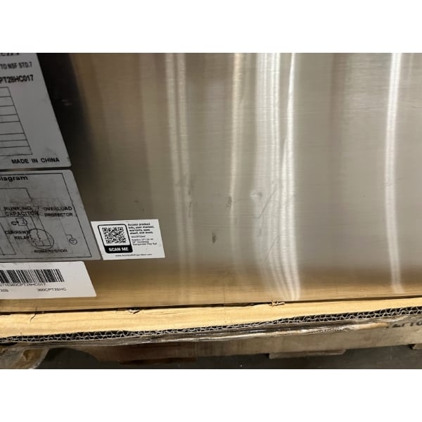 Scratch and Dent Avantco CPT-28-HC 28" Countertop Refrigerated Prep Rail