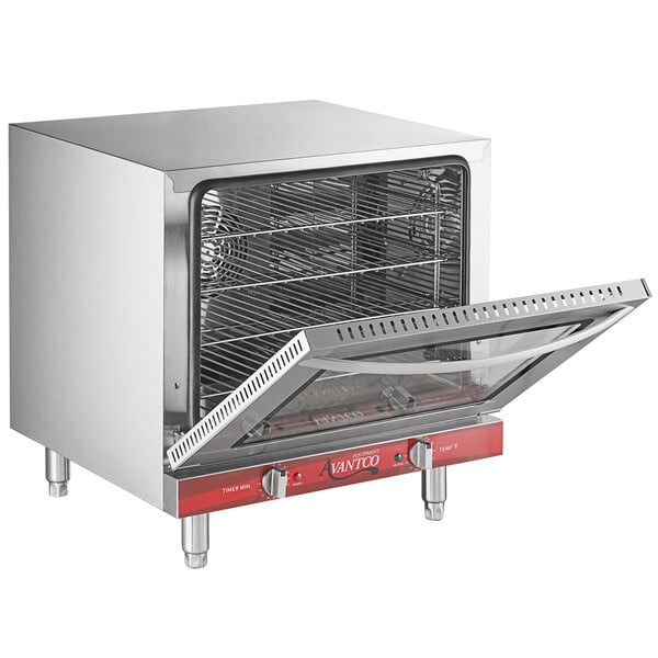 Scratch and Dent Avantco CO-28M Half-Size Electric Countertop Convection Oven - 208/240V, 2,100/2,800W