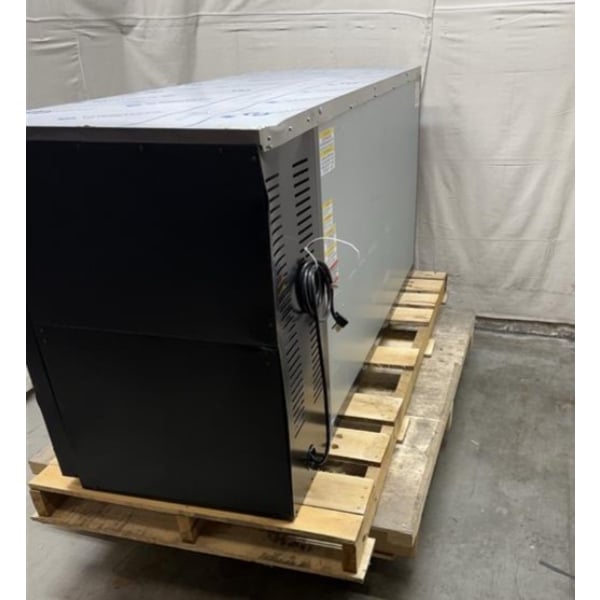 Scratch and Dent Beverage-Air BBN72HC-GS-B-ALT 72" Black Underbar Sliding Glass Door Narrow Back Bar Refrigerator